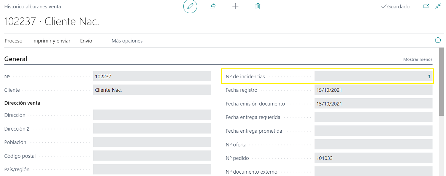 Ficha doc origen - Nº incidencias
