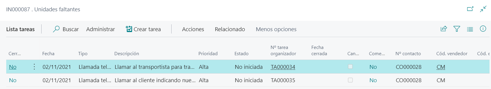 Lista de tareas