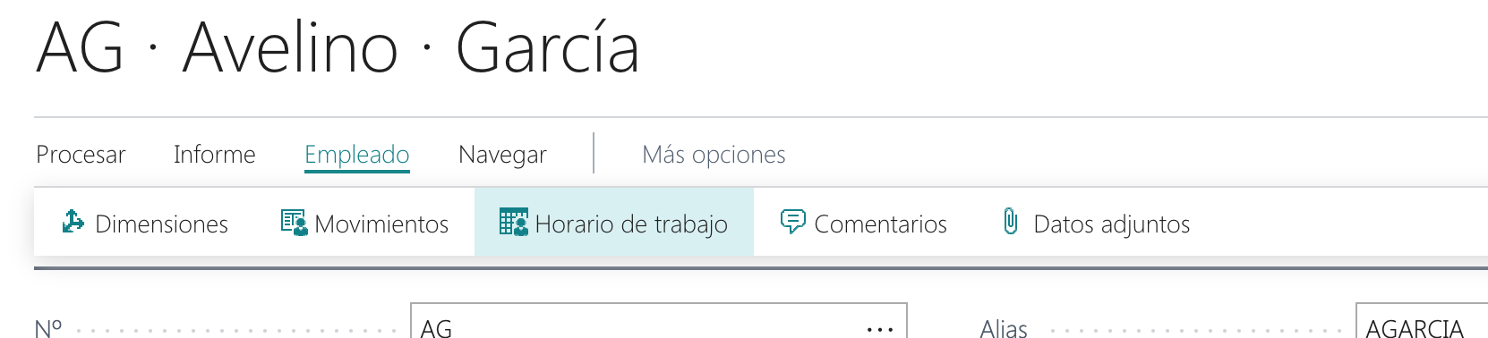 Acciones de empleado