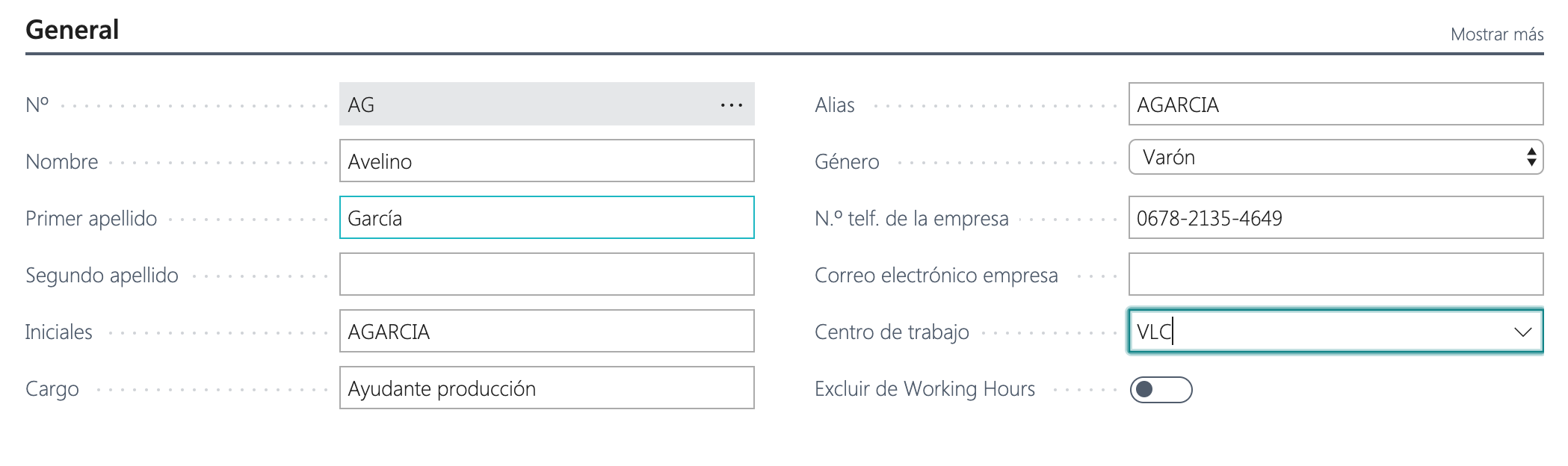 Acciones de empleado