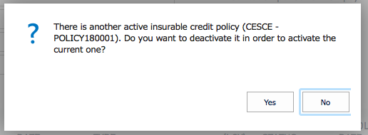Message indicating if there is any other policy