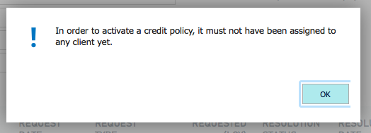 Customers assigned policy