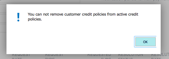 Warning when deleting assignments to customers