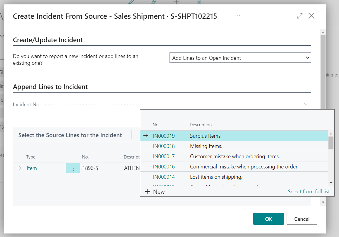 Add Incident Page from Source Document