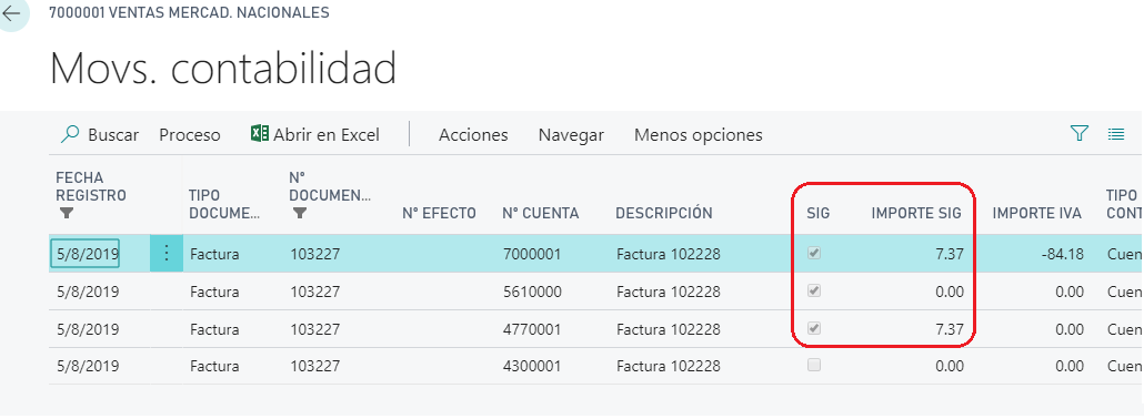 Contabilidad SIG
