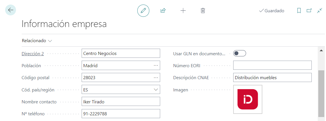 Información empresa/Logo