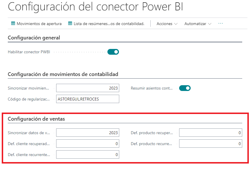 Instalación conector