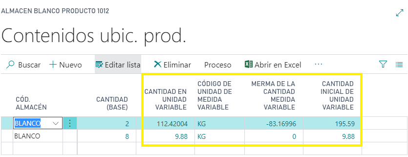 Contenido ubicación