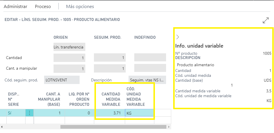 Seguimiento de transferencia