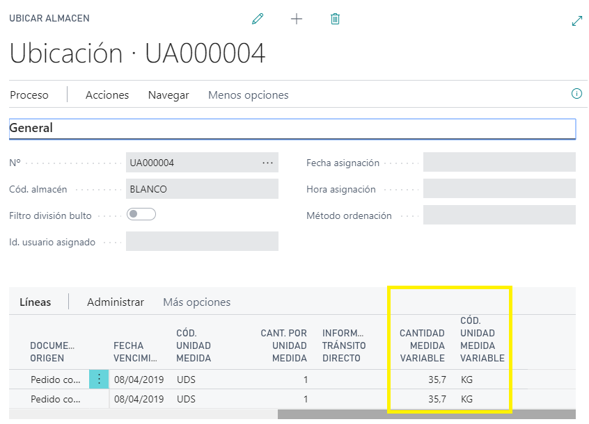 Documentos ubicación
